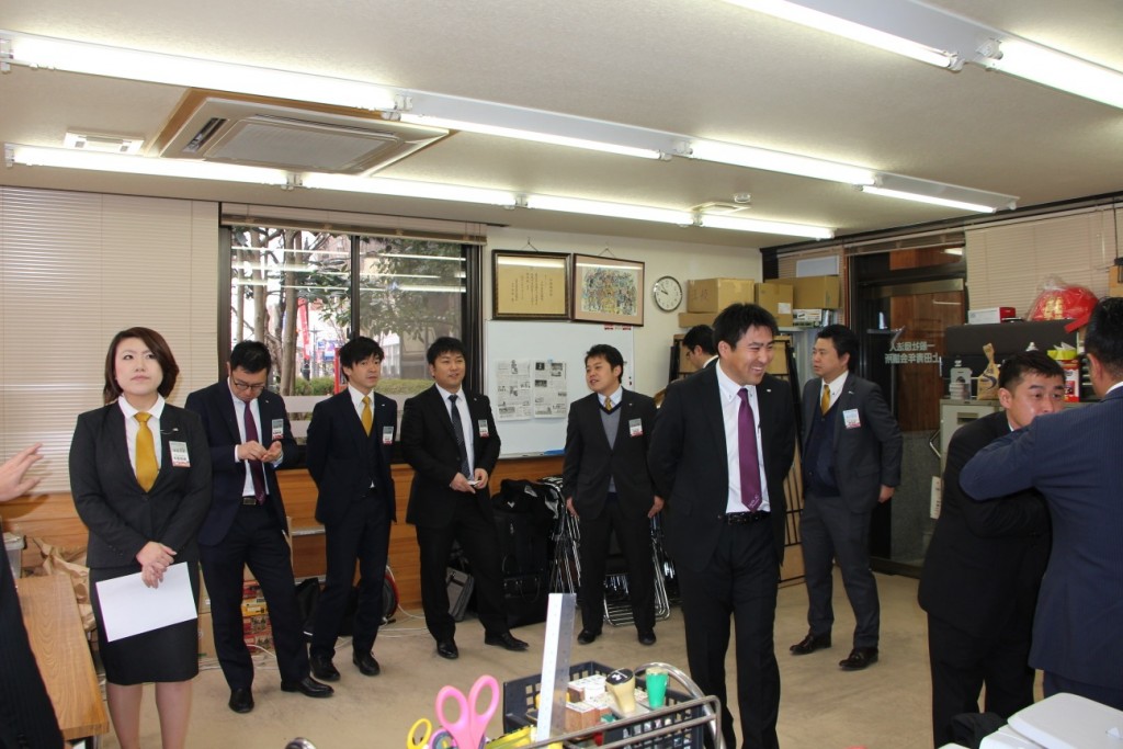 事務所開き及び新年挨拶回り