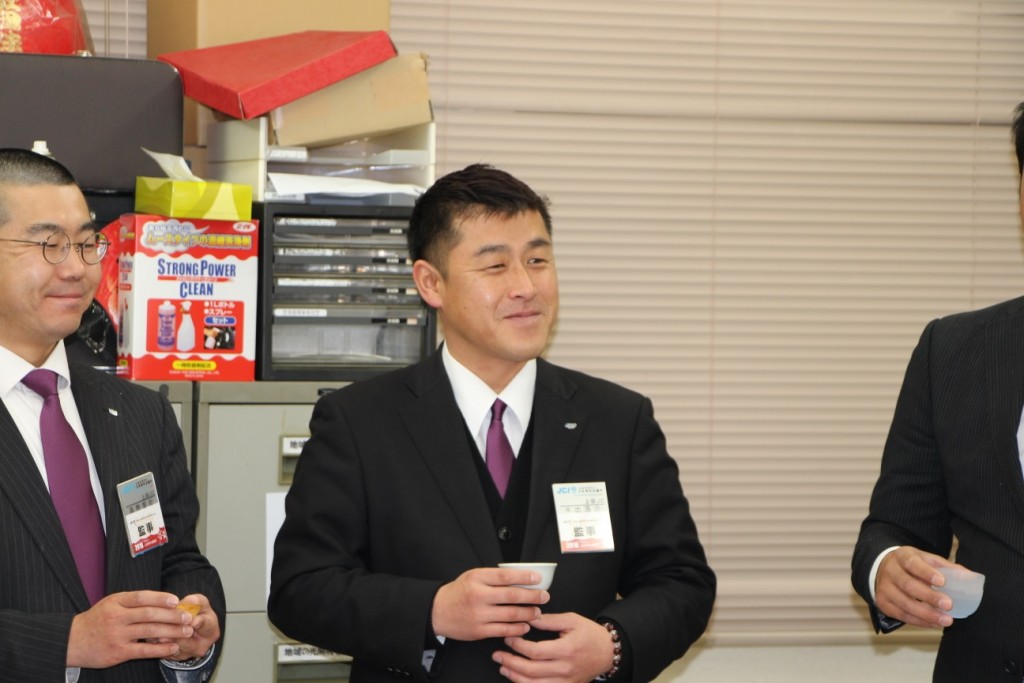 事務所開き及び新年挨拶回り