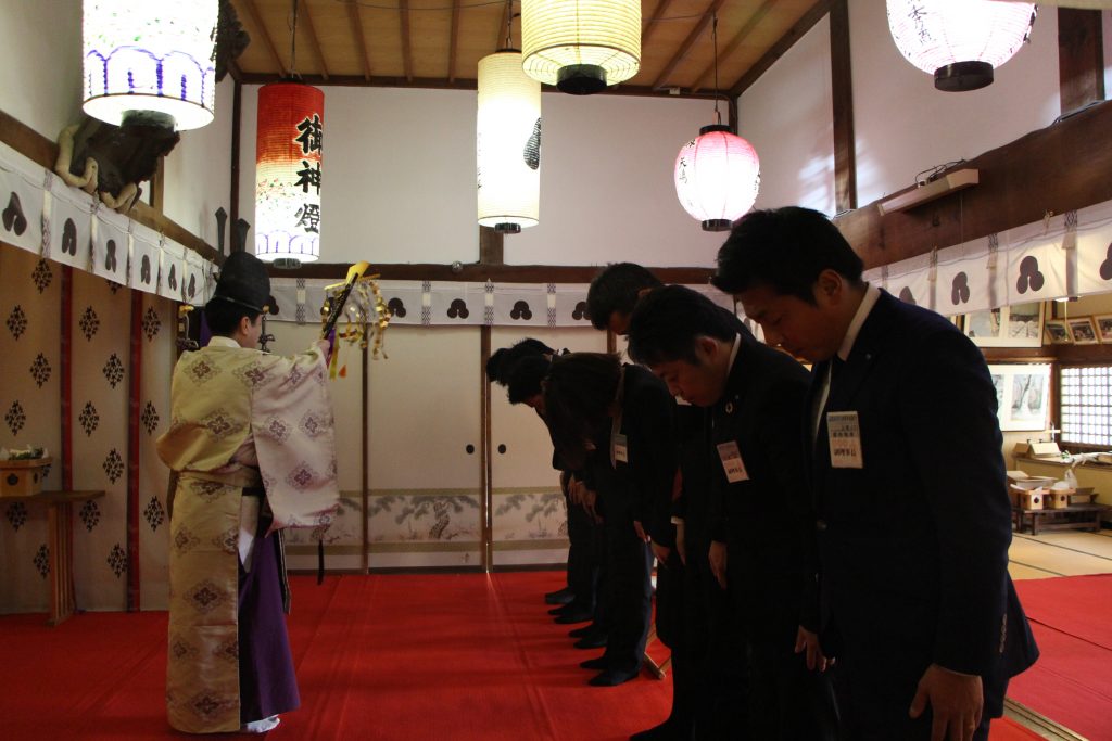 新年祈願、新年挨拶回り 報告