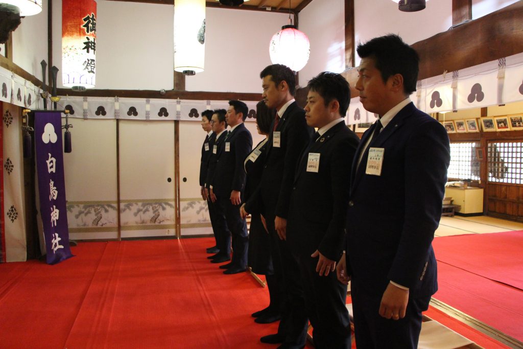 新年祈願、新年挨拶回り 報告